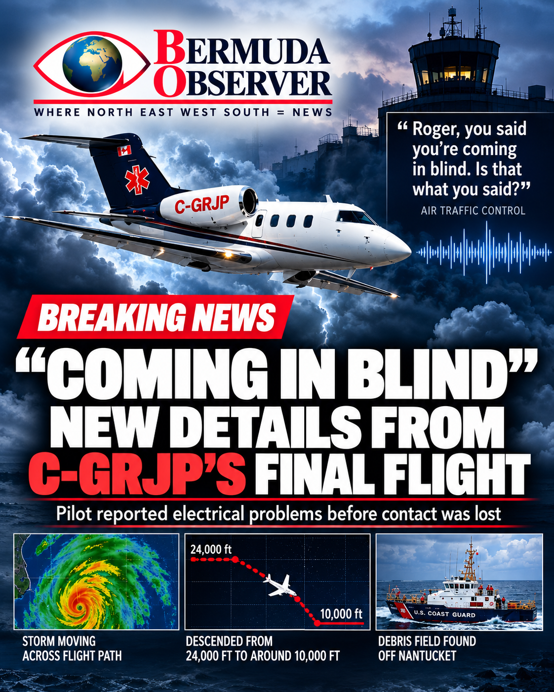 Supplied Coming In Blind editorial illustration — not documentary evidence